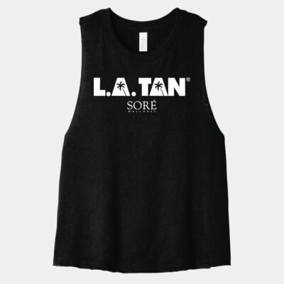 BELLA+CANVAS ® Women’s Racerback Cropped Tank Thumbnail