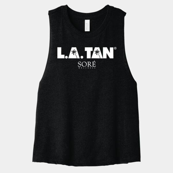 BELLA+CANVAS ® Women’s Racerback Cropped Tank Thumbnail