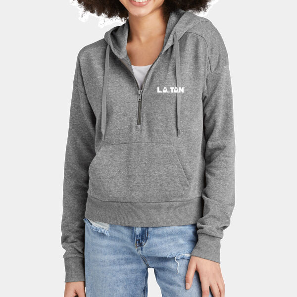 LA Tan Women’s 1/2-Zip Pullover Thumbnail