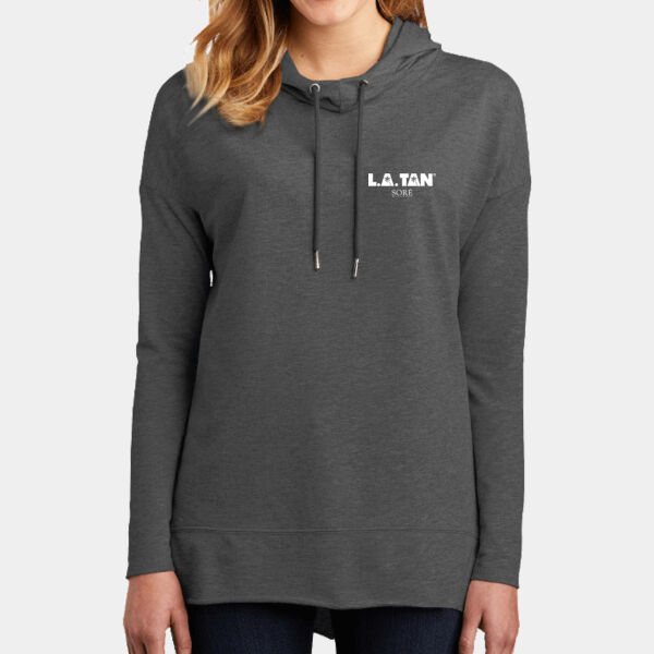 Ladies LA Tan French Terry Hoodie Thumbnail